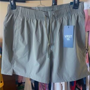 VRST Men's Athletic Shorts in Olive Green/Gray